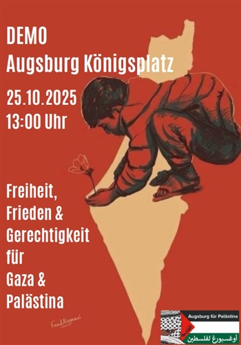 Demo für Frieden in Gaza und Palästina