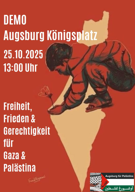 Demo für Frieden in Gaza und Palästina