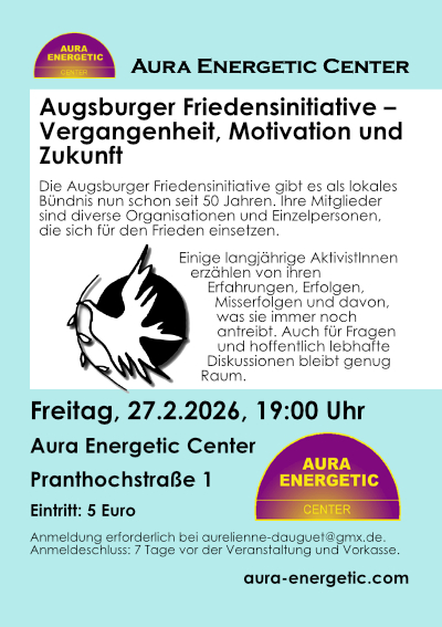 Augsburger Friedensinitiative – Vergangenheit, Motivation und Zukunft