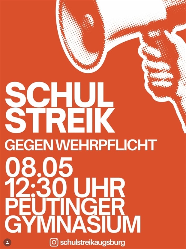 Schulstreik gegen die Wehrpflicht