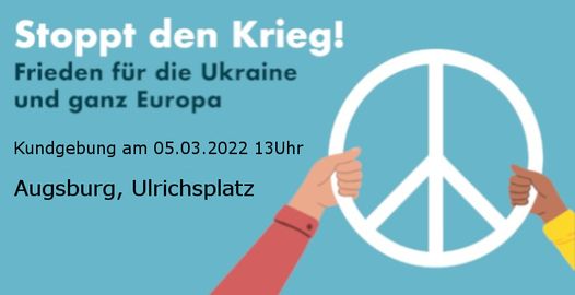 Den Krieg in der Ukraine jetzt sofort beenden!