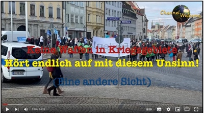 Impressionen von der Kundgebung für Frieden in der Ukraine