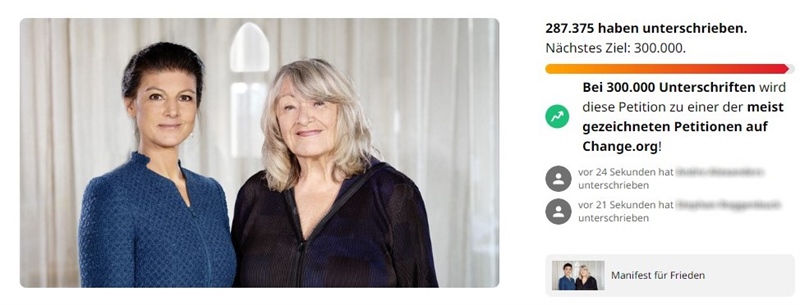 Manifest für Frieden