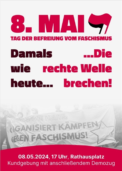 Kundgebung zum Tag der Befreiung vom Faschismus
