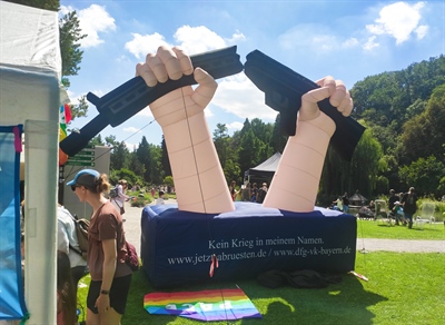 Kinderfriedensfest 2025 – Stand der Augsburger Friedensinitiative