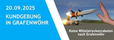 Keine Mittelstreckenraketen nach Grafenwöhr!