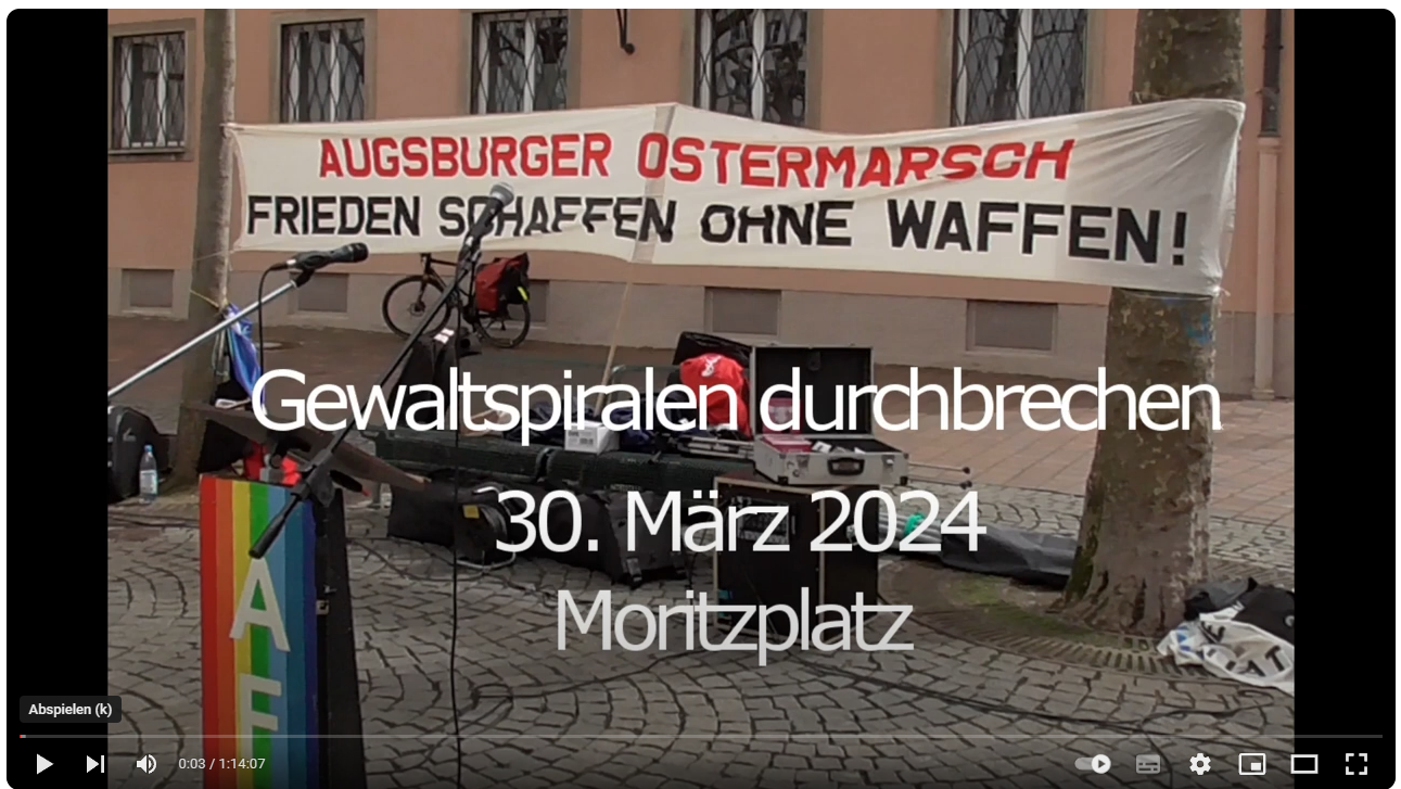 Augsburger Ostermarsch auf Youtube