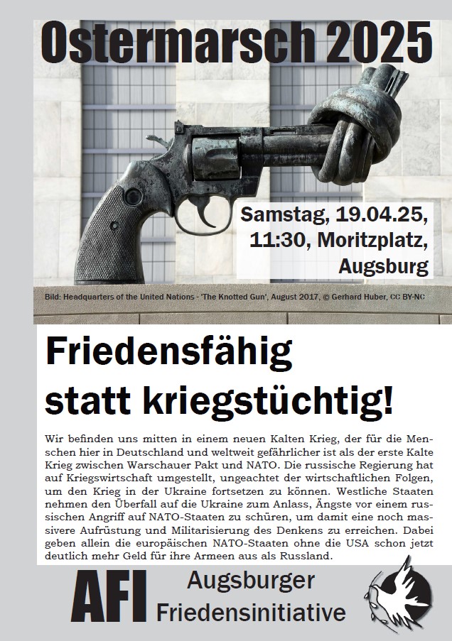 Flyer Ostermarsch 2025