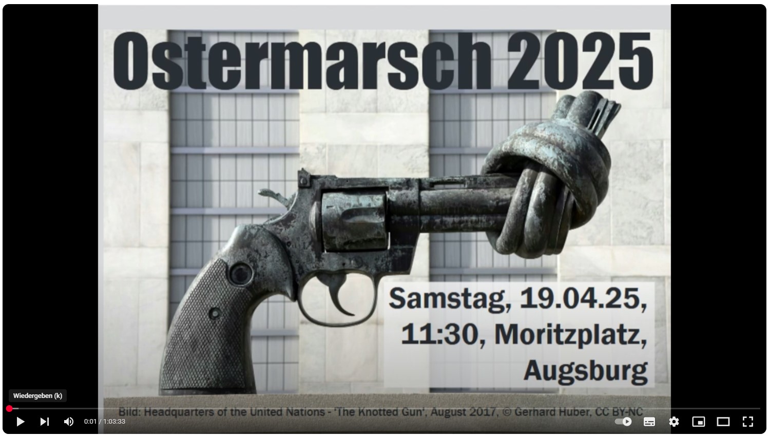 Der Ostermarsch auf YouTube