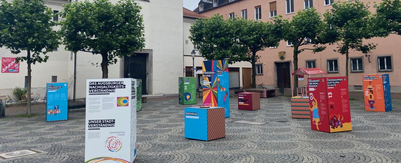 Ausstellung "Friedensklima! 17 Ziele für Frieden und Gerechtigkeit" 