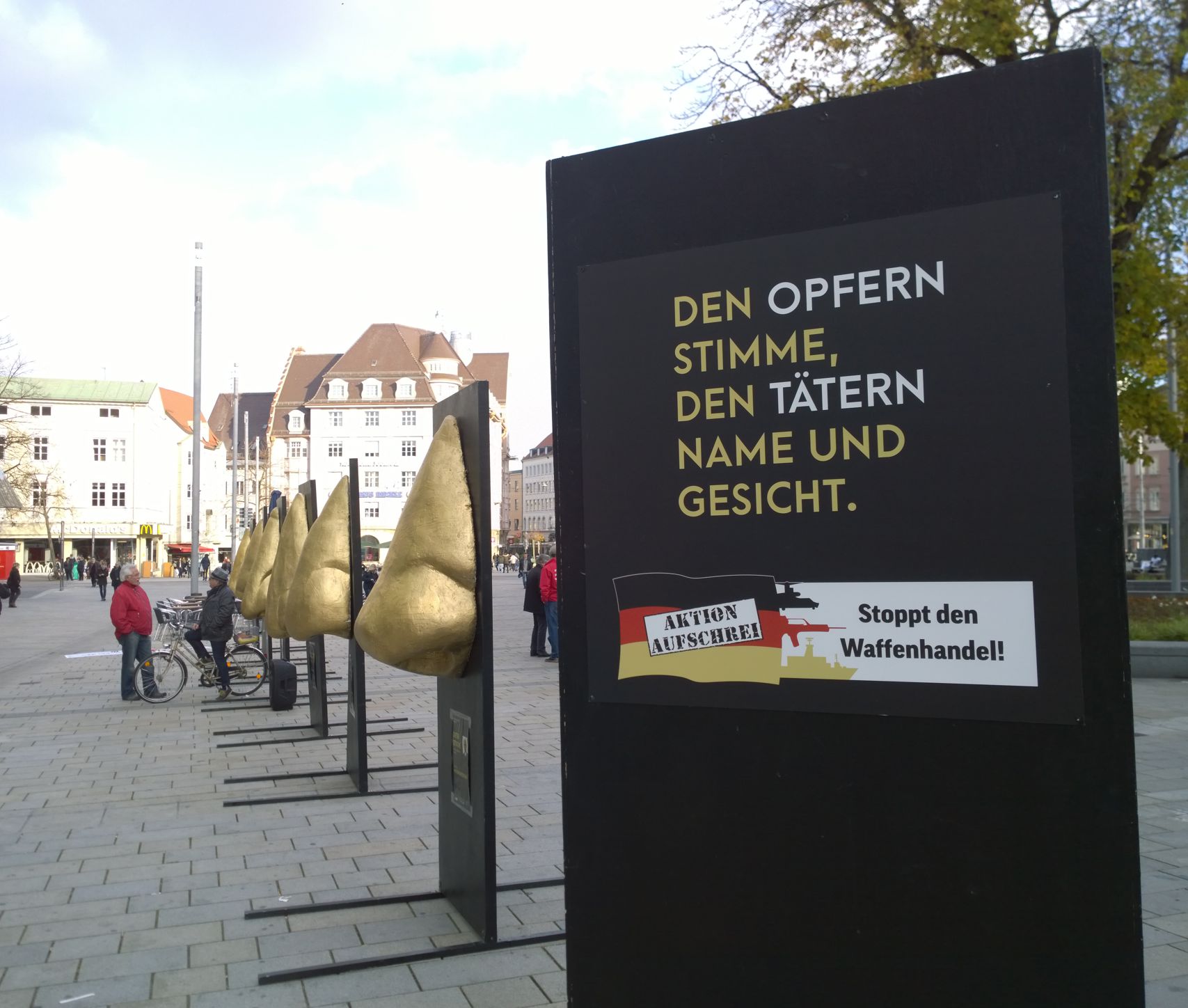 Goldene Nasen in Augsburg