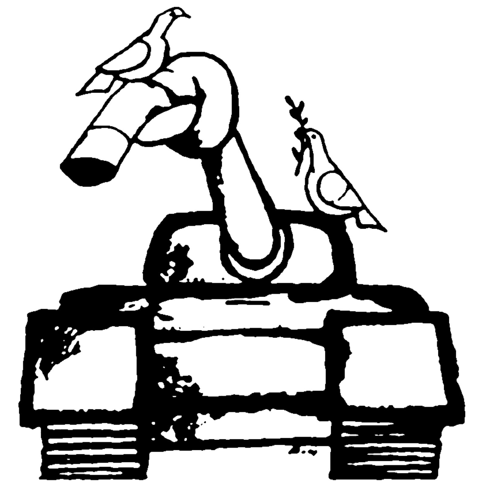 Panzer mit Friedenstauben