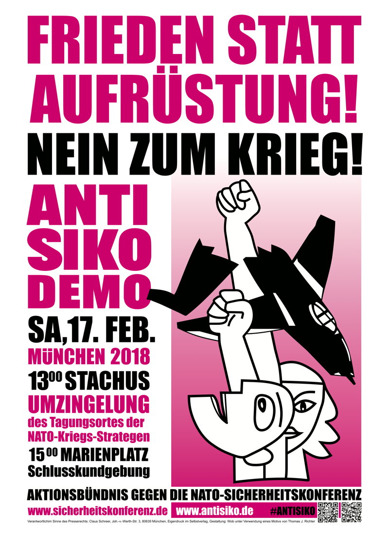 Plakat Anti-Siko-Demo 2018