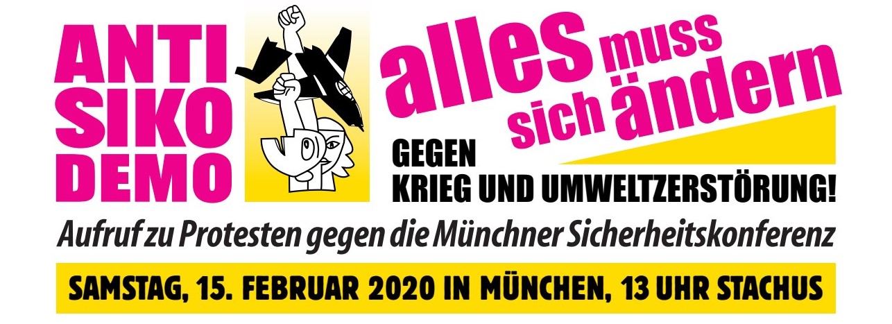 Banner Anti-Siko-Demo 2020